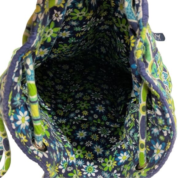 Vintage Vera Bradley Daisy Daisy Drawstring Backpack Spring 2008 - Picture 2 of 7